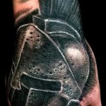 fotó a 656. számú gladiátor tetoválásról - a minta exkluzív változata, amely könnyen használható változtatásra és alkalmazásra gladiátor tetoválásként a hátoldalon