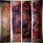 fotó a 893 -as gladiátor tetoválásról - a minta méltó változata, amely könnyen használható feldolgozásra és gladiátor tetoválásként történő alkalmazásra a borjún