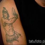 fotó a gladiátor tetoválásról # 389 - a minta exkluzív változata, amely jól használható a gladiátor hüvely tetoválásához és feldolgozásához