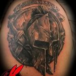 fotó a gladiátor tetoválásról # 803 - a minta exkluzív változata, amely könnyen használható átalakításra és gladiátor börtön tetoválásként való alkalmazására