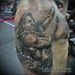 fotó a gladiátor tetoválásról # 531 - a minta érdekes változata, amely jól használható átalakítására és gladiátor tetoválásként történő alkalmazására az alkaron