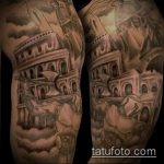 fotó a gladiátor tetoválásról # 599 - a minta hűvös változata, amely sikeresen használható az oroszlánnal rendelkező gladiátor átalakítására és alkalmazására tetoválásként