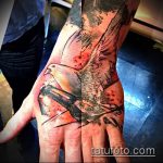 fotó a galamb tetoválásról, 866. szám - a minta méltó változata, amely könnyen használható a galamb nyakán történő feldolgozáshoz és tetováláshoz