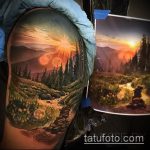 fotó a 665 -ös hegyi tetoválásról - a kép hűvös változata, amely könnyen használható a hegyek vállán való megváltoztatására és tetoválásként történő alkalmazására