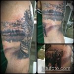 fotó a hegyi tetoválásról # 890 - a minta egyedi változata, amely sikeresen használható a felülvizsgálathoz és tetoválásként a környező hegyekhez