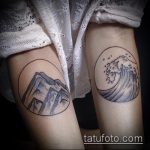 fotó a 416 -os hegyi tetoválásról - a minta hűvös változata, amely könnyen használható a geometriai hegyek megváltoztatására és tetoválásként történő alkalmazására