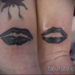 læbe tatovering nr. 400 er en værdig version af mønsteret, der med succes kan bruges til behandling og påføring som tatoveringslæber på armen