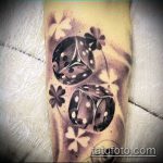 Fotó a kocka tetoválásról # 270 - a minta exkluzív változata, amely könnyen használható a kocka átalakítására és felhelyezésére az arcon tetoválásként