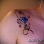 Fotó egy kocka tetoválásról # 650 - a minta méltó változata, amely sikeresen használható a kockák tetoválásként történő átalakítására és alkalmazására