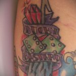 Fotó a kocka tetoválásról # 603 - a minta hűvös változata, amely sikeresen használható a kocka és a lóhere átalakítására és alkalmazására tetoválásként