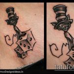 Fotó a kocka tetoválásról # 260 - a minta exkluzív változata, amely jól használható változtatásra és tetoválás felhelyezésére a nyakra, mint egy kocka