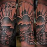 Fotó a 367 -es kocka tetoválásról - a minta egyedi változata, amely könnyen használható a kocka és a lóhere megváltoztatására, valamint tetoválásként történő alkalmazására