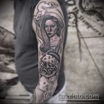 Fotó a kocka tetoválásról # 194 - a minta exkluzív változata, amely sikeresen használható a kockák átalakítására és felhelyezésére a nyakra tetoválásként