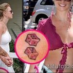 Fotó a kocka tetoválásról # 236 - a minta hűvös változata, amely sikeresen használható a kockák és kártyák tetoválásként történő feldolgozására és alkalmazására