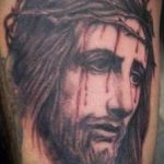Fotó a 905 -ös Jézus Krisztus tetoválásról - a rajz méltó változata, amely könnyen használható feldolgozásra és alkalmazásra, mint Jézus Krisztus tetoválása a vállán