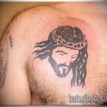 72. fotó Jézus Krisztus tetoválásról - a rajz hűvös változata, amely jól használható változtatásra és alkalmazásra, mint Jézus Krisztus és az ördög tetoválása