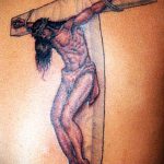 A 318 -as számú Jézus Krisztus -tetoválás fotója - a rajz hűvös változata, amely sikeresen használható változtatásra és alkalmazásra, mint Jézus Krisztus tetoválása a mellkason