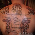 Fotó a 6111. számú Jézus Krisztus tetoválásról - a rajz hűvös változata, amely sikeresen használható felülvizsgálatra és alkalmazásra, mint Jézus Krisztus tetoválása az oldalán