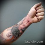 Fotó a Jézus Krisztus tetoválásról, 702. szám - a rajz érdekes változata, amely jól használható revízióhoz és alkalmazáshoz, mint Jézus Krisztus tetoválása a mellkason