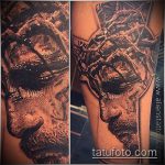 Fotó a 851. számú Jézus Krisztus tetoválásról - a minta egyedülálló változata, amely könnyen használható változtatásra és alkalmazásra, mint Jézus Krisztus tetoválása a vállán