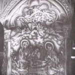 Nagy börtön tetoválás egy ikonnal a törzsön - fotó