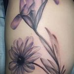 A meglévő írisz tetoválás érdekes változata - a rajz alkalmas írisz tetováláshoz a karon