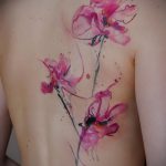 A tetovált írisz egyedi változata - a rajz alkalmas az írisz tetováláshoz bw