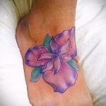 A meglévő írisz tetoválás tesztverziója - a rajz alkalmas akvarell írisz tetováláshoz