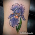 A kész írisz tetoválás érdekes változata - a rajz alkalmas írisz tetováláshoz a karon