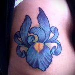 Az írisz tetoválás remek példája - a rajz alkalmas írisz tetováláshoz a karon