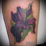 Eredeti példa a kész írisz tetoválásra - a rajz alkalmas fekete írisz tetováláshoz