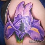 Eredeti példa egy meglévő írisz tetoválásra - a rajz alkalmas írisz tetováláshoz bw