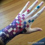 снимка на пикселна татуировка 27.03.2019 №035 - татуировка пиксел -