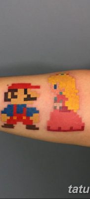 снимка на пикселна татуировка 27.03.2019 №042 - татуировка пиксел -