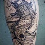 Foto af en tatovering karper tegning 19.10.2018 №018 - tatovering karpe tegning -