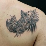 Foto af et billede af en karper tatovering 19.10.2018 №053 - tatovering karper tegning -