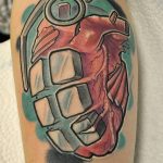 aranyos sárgaréz csülök tetoválás minták Luxus gránát és sárgaréz knu