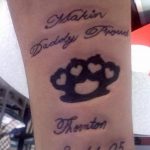 Fotó sárgaréz csukló tetoválásról 2018.09.11. №176 - réz csukló tetoválás -