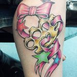 Fotó sárgaréz csülök tetoválásról 2018.09.11. №169 - réz csukló tetoválás -