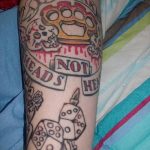 Fotó sárgaréz csukló tetoválásról 2018.09.11. №158 - réz csukló tetoválás -