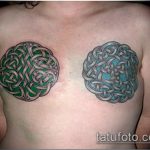 A kelta tetoválás # 755 a minta klassz változata, amely sikeresen használható a kelta sárkánytetoválás feldolgozásához és alkalmazásához