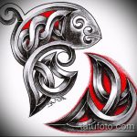 kelta 103 -as tetoválás - a minta hűvös változata, amely jól használható feldolgozásra és kelta tetoválásként a lábára