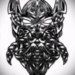 A kelta 23 -as tetoválás a minta klassz változata, amely sikeresen használható a kelta sárkánytetoválás feldolgozására és alkalmazására