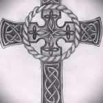 254 -es kelta tetoválás - a minta méltó változata, amely jól használható a karkötő megváltoztatására és keltás tetoválásként történő felhelyezésére