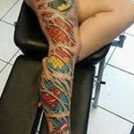 Fénykép tetováló képregény szuperhősökről 2018.09.03 №147 - tetováló képregény szuperhős -