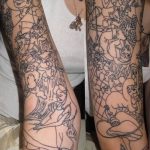 Очертание на фото татуировка от 01.09.2018 №128 - Очертание на фото татуировка -