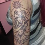 Очертание на фото татуировка от 01.09.2018 №176 - Очертание на фото татуировка -