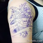 Очертание на фото татуировка от 01.09.2018 №177 - Очертание на фото татуировка -