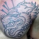 Очертание на фото татуировка от 01.09.2018 №184 - Очертание на фото татуировка -