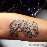 Очертание на фото татуировка от 01.09.2018 г. №002 - Очертание на фото татуировка -